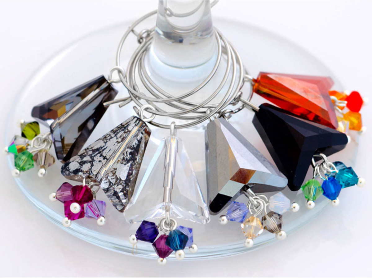 Sparkling Soiree Wine Charms Tutorial Sparkling Soiree Wine Charms Tutorial