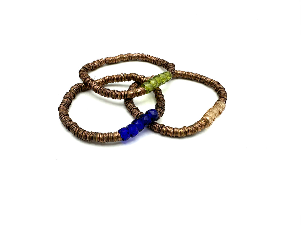 Rustic & Fabulous Stretch Bracelets  Rustic & Fabulous Stretch Bracelets