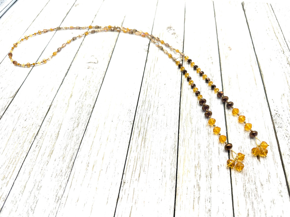  Elegant Fall Lariat Necklace