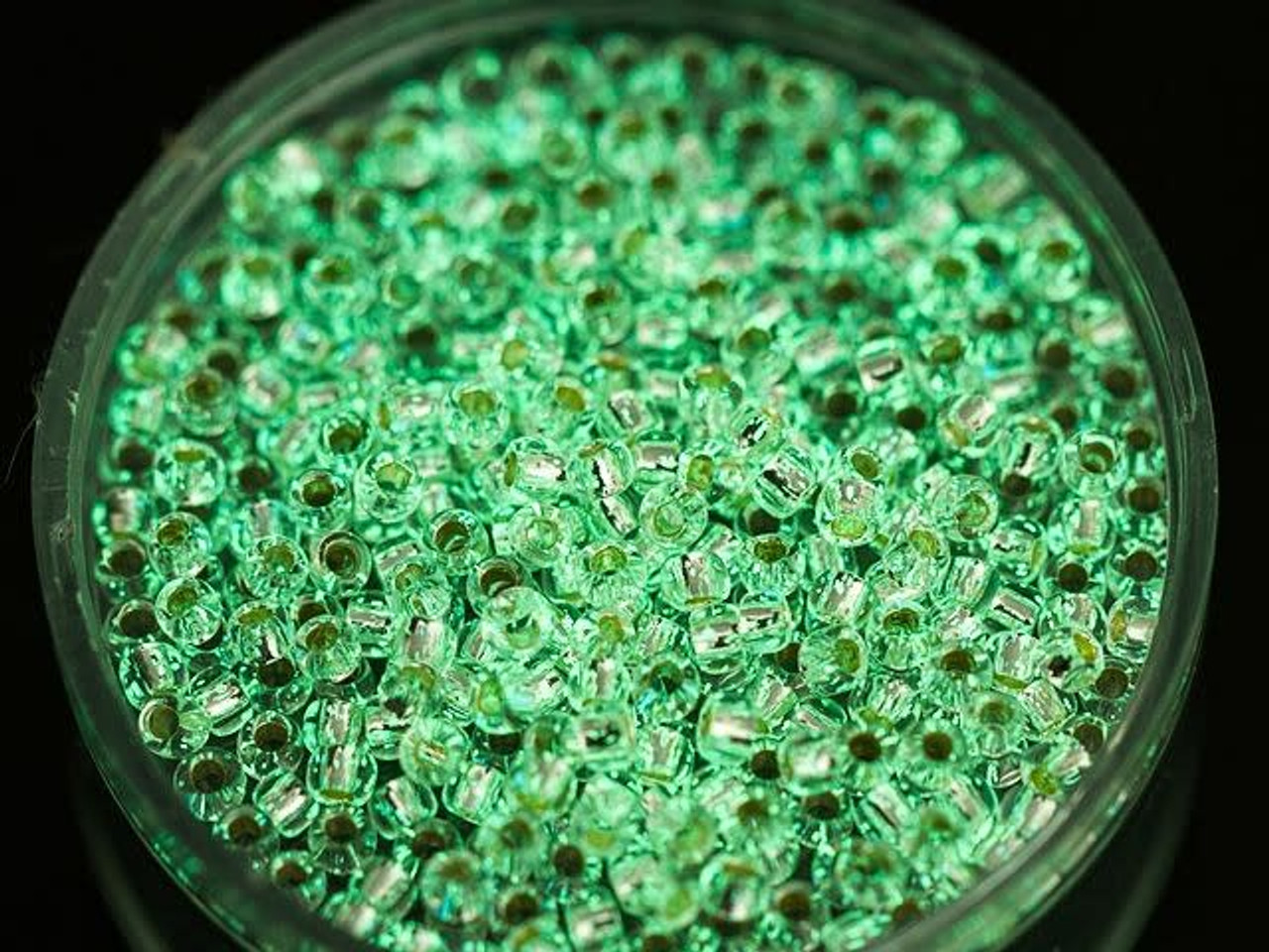 その他 Crown of Seeds ELE Cold Foil 20-108-PF2700S TOHO Glass Seed Bead, Size 8, 3mm, Glow In