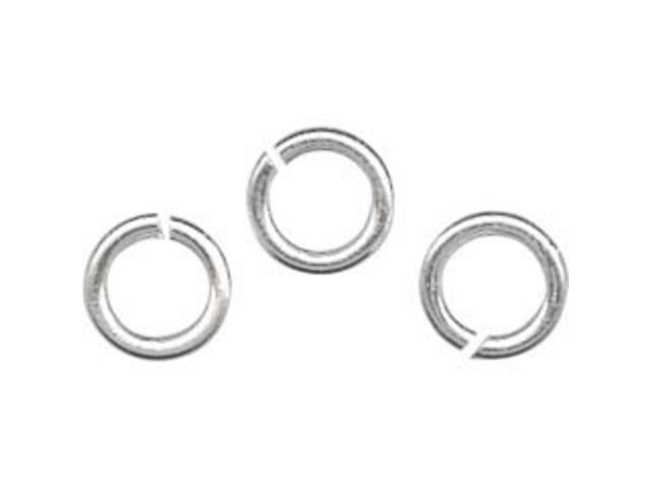 37-295-130 Sterling Silver Jump Ring, Round - 3mm, 24-gauge - Rings & Things