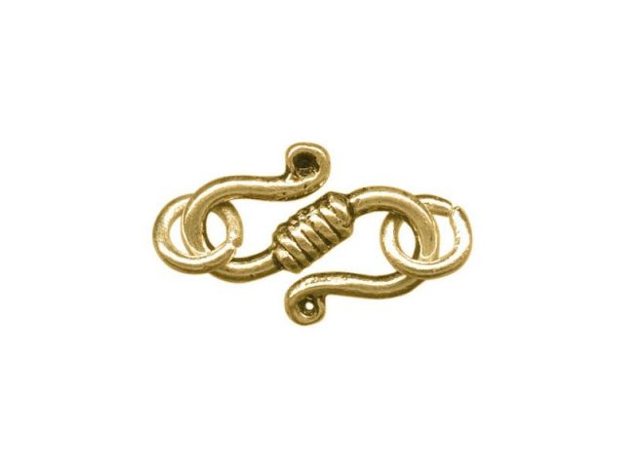 39-175-02-4 Gold Plated Jewelry Clasp, Cast, S, Wrapped
