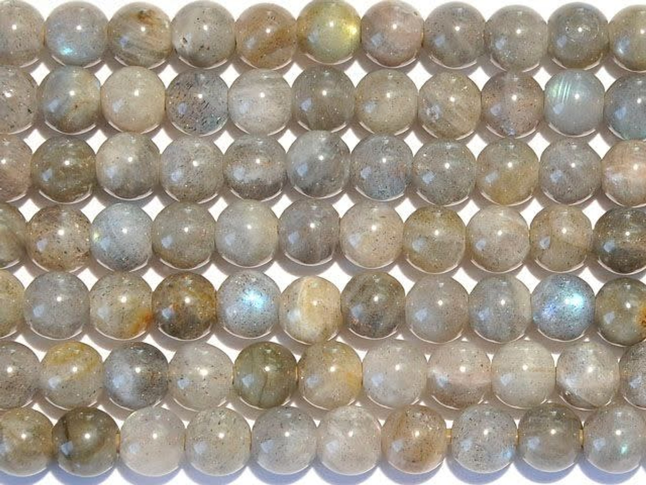 Bead string with opalite, 8 mm spheres, 1 piece