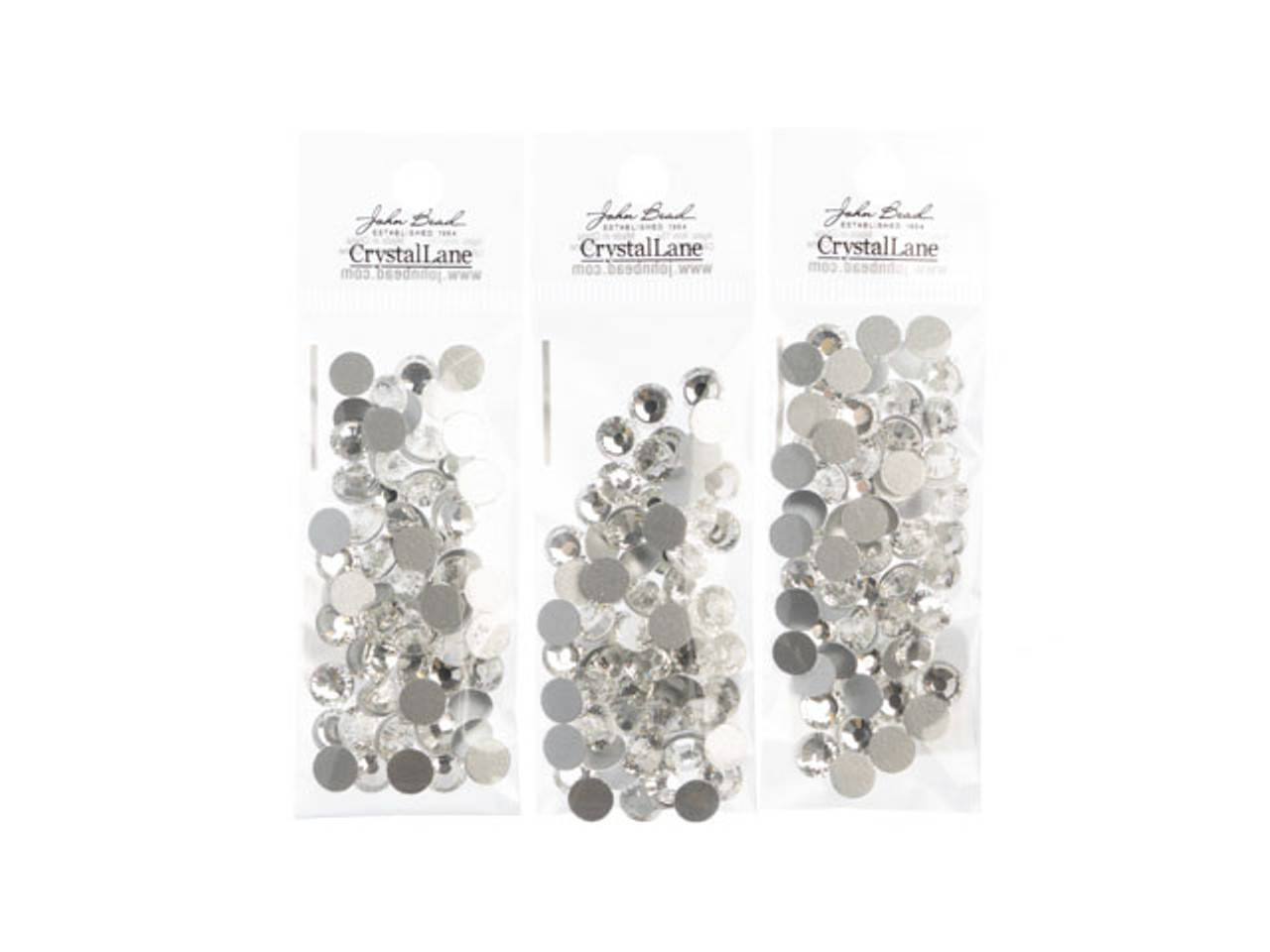 Flat Back Rhinestones ss30 (6.5mm) - Crystal (72pcs)