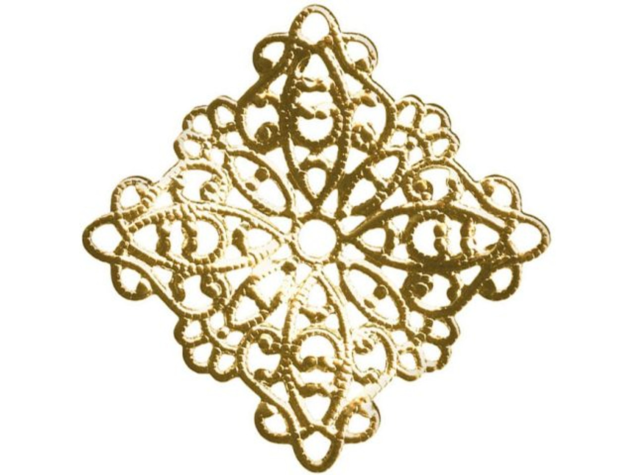 Filigree Pierced Brass Grille