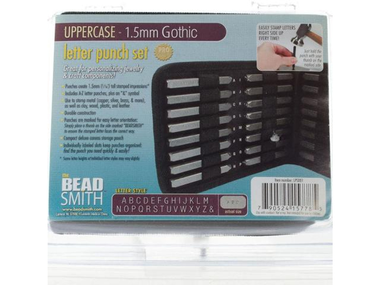 The Beadsmith Letter Punches
