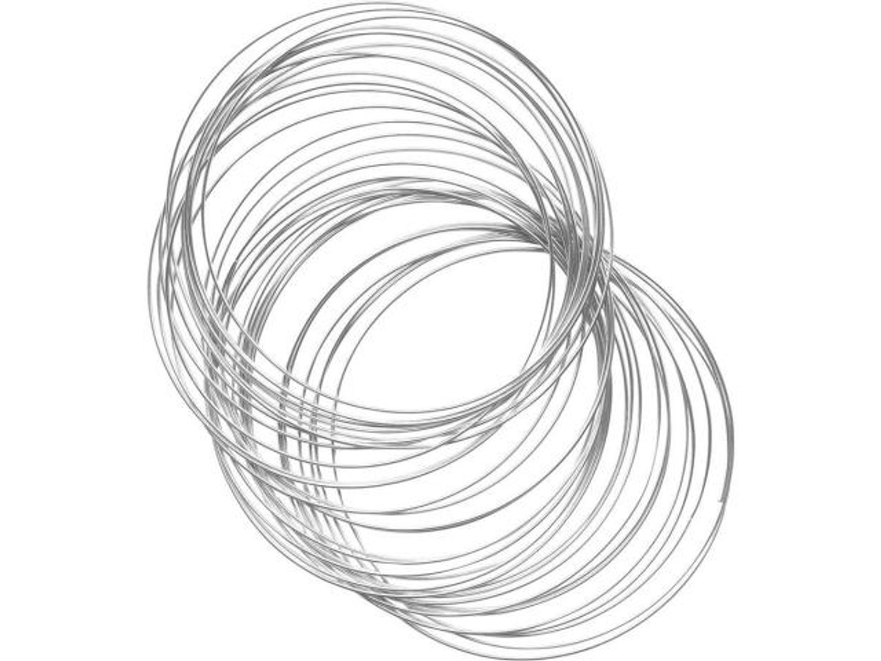 46-170-10-14 Aluminum Craft & Jewelry Wire, 1mm, 12 meter - Silver Color -  Rings & Things
