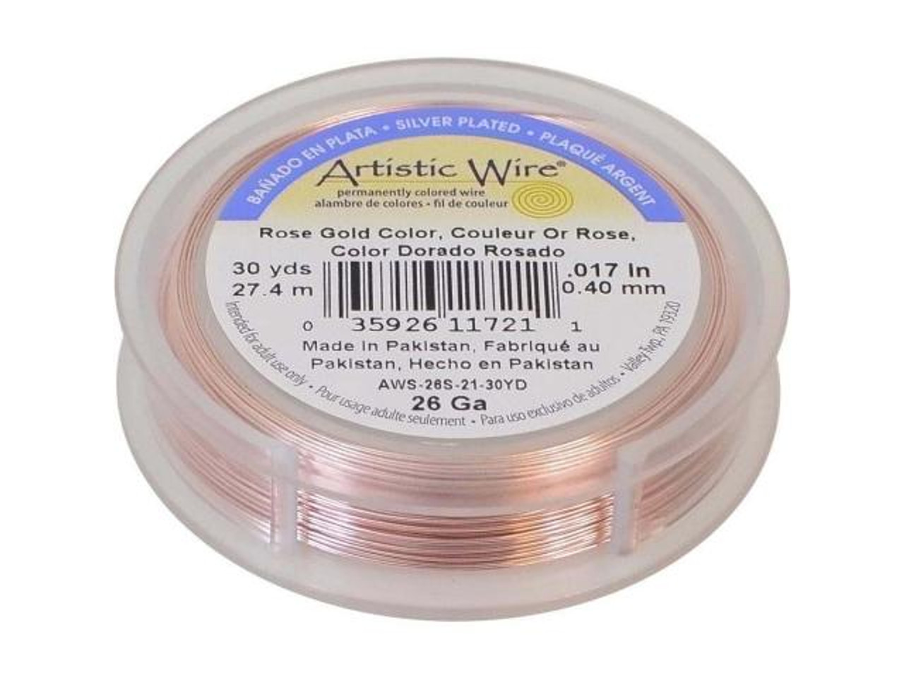 Bare Copper Wire Dead Soft Round 22ga (20-Ft)