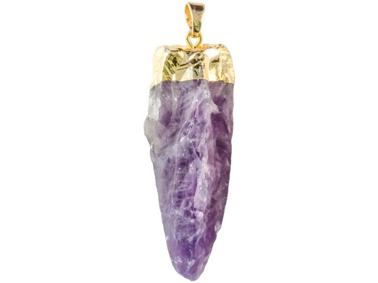 Gold Plated Healing Stone Charm