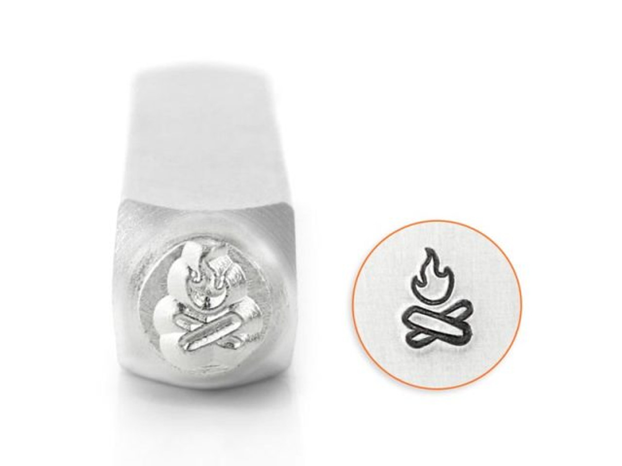 69-245-252 ImpressArt Metal Stamp, Campfire - Rings & Things