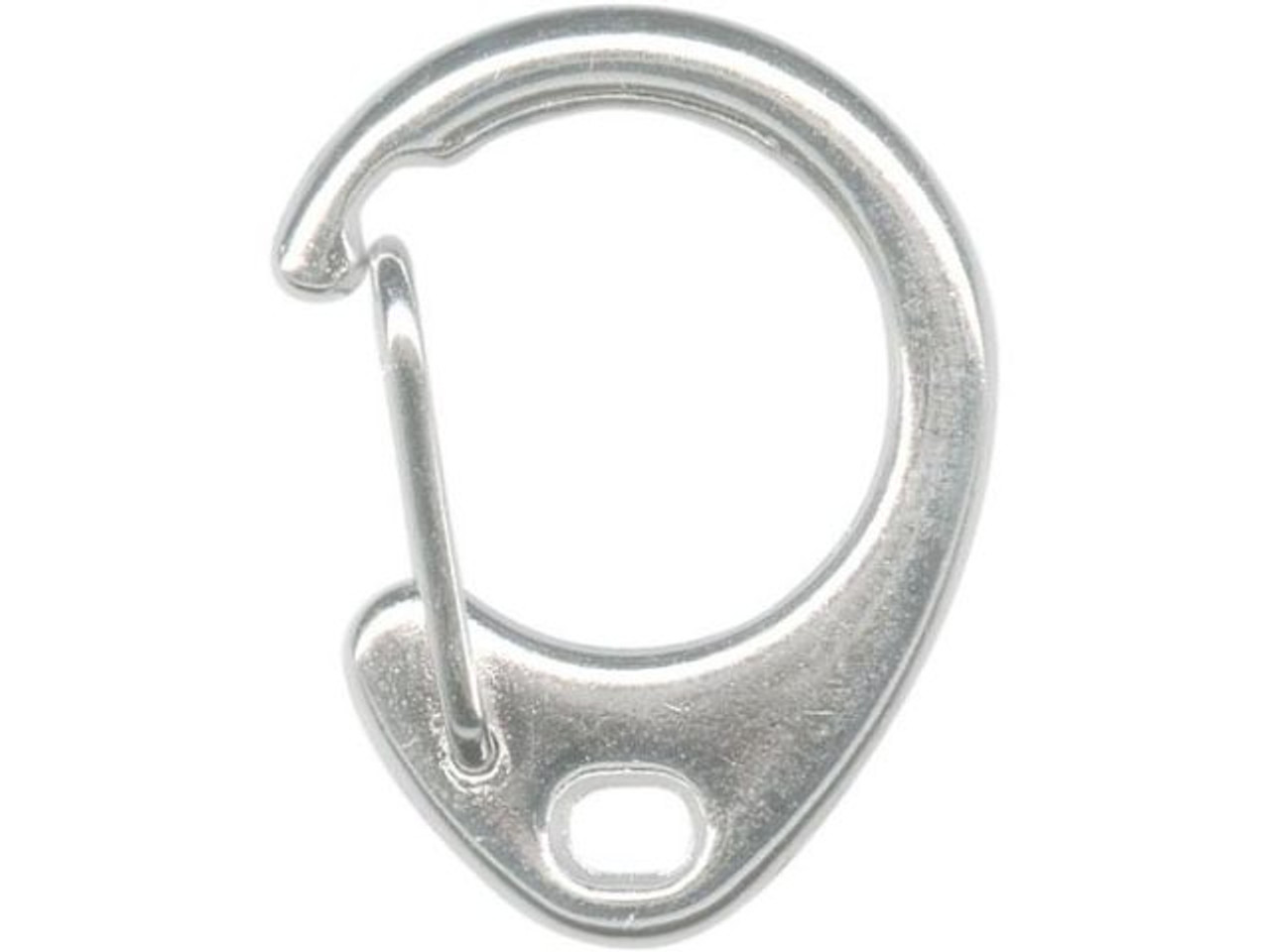 30-610-01-3 Silver Plated Teardrop Clip, Auto Close, Small