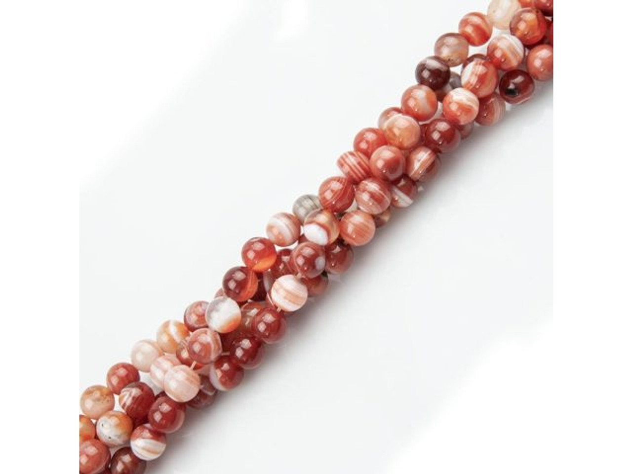 Dark Red Glass Beads, 8mm Faceted Round