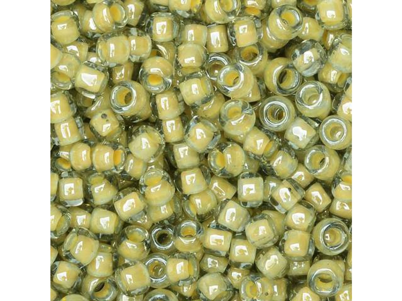 20-108-369 TOHO Glass Seed Bead, Size 8, 3mm, Inside-Color Black  Diamond/Orange Creme-Lined - Rings & Things