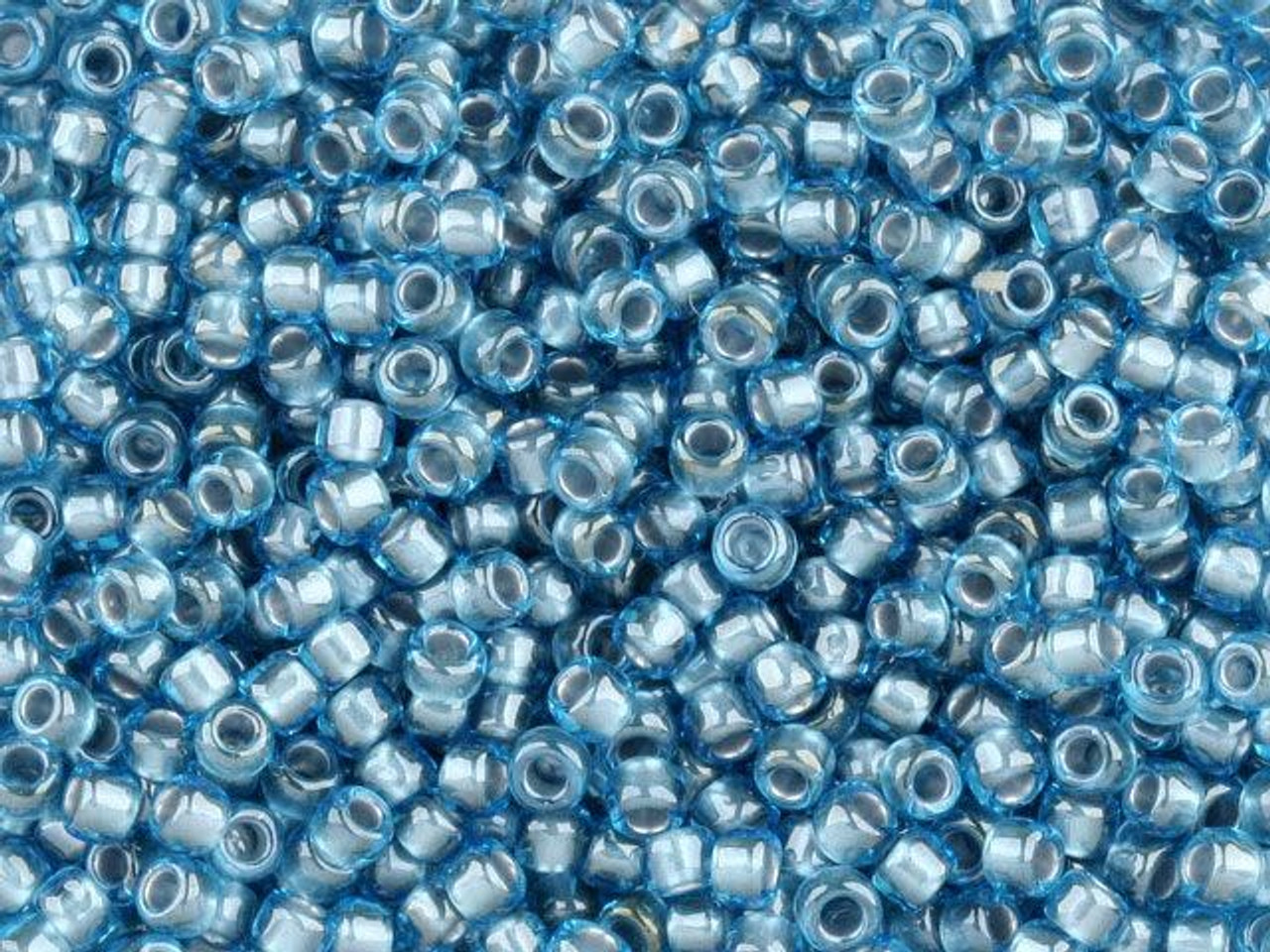 20-108-369 TOHO Glass Seed Bead, Size 8, 3mm, Inside-Color Black