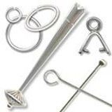 Sterling Silver Jewelry Link, Round, 20mm (Each)