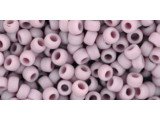 TOHO Glass Seed Bead, Size 8, 3mm, Opaque-Frosted Lavender (Tube)