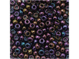 TOHO Glass Seed Bead, Size 8, 3mm, Metallic Iris - Purple (Tube)