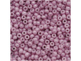 TOHO Glass Seed Bead, Size 11, 2.1mm, Opaque-Lustered Pale Mauve (Tube)