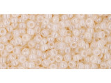 TOHO Glass Seed Bead, Size 11, 2.1mm, Ceylon Lt Ivory (Tube)