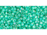 The uniform size and shape of Toho seed beads make them an excellent choice for beadwork and consistently-sized spacers.Toho seed beads are usually colorfast; however, galvanized and silver-lined  beads may fade over time. Protect them from bleach, excessive friction and direct sunlight to keep them looking like new. Seed Bead Facts What are seed beads? Popular, tiny glass beads commonly used for weaving and embellishment.How are they made? Glass is pulled or drawn using a hollow tube, and then   the glass is cut in small pieces. They are sometimes reheated to round   the ends.What's that funny little zero? That zero refers to   the number of aughts, which is a unit used to indicate the size of   small beads. The scale is inverted, so larger numbers of aughts   correspond to smaller beads (i.e. the bigger the number, the smaller   the bead). Size 11 would be 00000000000, but since that takes up too much   room, it is abbreviated to 110.  See Related Products links (below) for similar items and additional jewelry-making supplies that are often used with this item. 