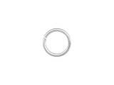 Silver Plated Jump Ring, Round, 8mm (ounce)