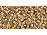 The uniform size and shape of Toho seed beads make them an excellent choice for beadwork and consistently-sized spacers.Toho seed beads are usually colorfast; however, galvanized and silver-lined  beads may fade over time. Protect them from bleach, excessive friction and direct sunlight to keep them looking like new. Seed Bead Facts What are seed beads? Popular, tiny glass beads commonly used for weaving and embellishment.How are they made? Glass is pulled or drawn using a hollow tube, and then   the glass is cut in small pieces. They are sometimes reheated to round   the ends.What's that funny little zero? That zero refers to   the number of aughts, which is a unit used to indicate the size of   small beads. The scale is inverted, so larger numbers of aughts   correspond to smaller beads (i.e. the bigger the number, the smaller   the bead). Size 11 would be 00000000000, but since that takes up too much   room, it is abbreviated to 110.  See Related Products links (below) for similar items and additional jewelry-making supplies that are often used with this item. 