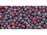 TOHO Glass Seed Bead, Size 11, 2.1mm, Gold-Lustered Marionberry (Tube)