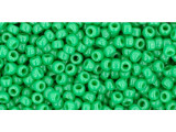 The uniform size and shape of Toho seed beads make them an excellent choice for beadwork and consistently-sized spacers.Toho seed beads are usually colorfast; however, galvanized and silver-lined  beads may fade over time. Protect them from bleach, excessive friction and direct sunlight to keep them looking like new. Seed Bead Facts What are seed beads? Popular, tiny glass beads commonly used for weaving and embellishment.How are they made? Glass is pulled or drawn using a hollow tube, and then   the glass is cut in small pieces. They are sometimes reheated to round   the ends.What's that funny little zero? That zero refers to   the number of aughts, which is a unit used to indicate the size of   small beads. The scale is inverted, so larger numbers of aughts   correspond to smaller beads (i.e. the bigger the number, the smaller   the bead). Size 11 would be 00000000000, but since that takes up too much   room, it is abbreviated to 110.  See Related Products links (below) for similar items and additional jewelry-making supplies that are often used with this item. 