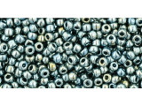 The uniform size and shape of Toho seed beads make them an excellent choice for beadwork and consistently-sized spacers.Toho seed beads are usually colorfast; however, galvanized and silver-lined  beads may fade over time. Protect them from bleach, excessive friction and direct sunlight to keep them looking like new. Seed Bead Facts What are seed beads? Popular, tiny glass beads commonly used for weaving and embellishment.How are they made? Glass is pulled or drawn using a hollow tube, and then   the glass is cut in small pieces. They are sometimes reheated to round   the ends.What's that funny little zero? That zero refers to   the number of aughts, which is a unit used to indicate the size of   small beads. The scale is inverted, so larger numbers of aughts   correspond to smaller beads (i.e. the bigger the number, the smaller   the bead). Size 11 would be 00000000000, but since that takes up too much   room, it is abbreviated to 110.  See Related Products links (below) for similar items and additional jewelry-making supplies that are often used with this item. 