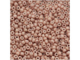 TOHO Glass Seed Bead, Size 11, 2.1mm, Opaque-Pastel-Frosted Shrimp (Tube)