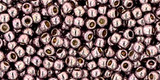 TOHO Glass Seed Bead, Size 11, 2.1mm, PermaFinish - Galvanized Lilac (tube)