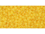 TOHO Glass Seed Bead, Size 11, 2.1mm, HYBRID ColorTrends: Milky - Primrose Yellow (Tube)