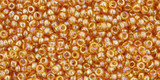 TOHO Glass Seed Bead, Size 15, 1.5mm, Transparent-Rainbow Topaz (tube)