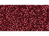 TOHO Glass Seed Bead, Size 15, 1.5mm, Silver-Lined Milky Pomegranate (Tube)