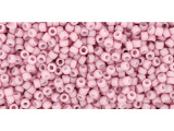 TOHO Glass Seed Bead, Size 15, 1.5mm, Opaque-Pastel-Frosted Plumeria (Tube)