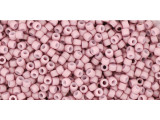 TOHO Glass Seed Bead, Size 15, 1.5mm, Opaque-Pastel-Frosted Lt Lilac (Tube)