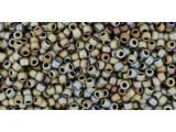 TOHO Glass Seed Bead, Size 15, 1.5mm, Matte-Color Iris - Gray (Tube)