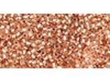 TOHO Glass Seed Bead, Size 15, 1.5mm, Copper-Lined Crystal (Tube)