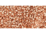 TOHO Glass Seed Bead, Size 15, 1.5mm, Copper-Lined Crystal (Tube)