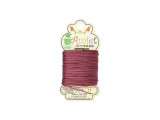 Creating colorful looks is easy with this TOHO Amiet beading thread. TOHO's Amiet thread can be used with beads that are size 11/0 and larger. This 100% polyester thread can be threaded without using a needle thanks to the thin, sturdy texture. Use it in thread-wrapping, knot it, use it as the foundation for your stringing projects, and more. It's great for crochet, micro-macrame, and kumihimo designs, too. It features a reddish-pink color.