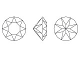 This crystal component features a shape similar to a traditional diamond cut with a crown and cutlet. Indeed, the gemstone-like cut facets, with their complex multi-layering and angles, take crystal one step closer to the diamond. The DeLite effect creates highlighted facets that show the depth and clarity of the crystal, making each facet appear sharp and perfect with intense sparkle. This crystal features a warm orange gleam.Sold in increments of 12