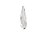 For an elegant look, try the PRESTIGE Crystal Components 2304 14mm raindrop flatback in Crystal. This flatback features a beautifully elongated silhouette and slim geometry that truly resembles a raindrop falling from the sky. Its multilayer cut creates a playful glitter that adds to its easy, naturalistic appearance. Use it in both understated and opulent designs. Use it to decorate craft projects, jewelry and more. Try this large flatback as a showcase piece. It features a stunning clear color.Sold in increments of 3