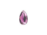 Bring regal purple beauty to designs with this PRESTIGE Crystal Components sew-on stone. This stone features a classic teardrop shape. It is flat on the back and features two open holes on either end, making it easy to attach to projects. Use this stone to embellish sewing projects, like clothing and accessories. You can even use it as a link in jewelry projects.Sold in increments of 3
