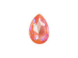 Delightful color sparkles in this PRESTIGE Crystal Components fancy stone. It features a faceted back perfect for beaded bezel designs and a faceted front that highlights its lovely color. The combination of the elegant shape and precise facets makes this pear a beautiful work of art. You can use this stone as a focal piece in your next bead embroidery design. The DeLite effect creates highlighted facets that show the depth and clarity of the crystal, making each facet appear sharp and perfect with intense sparkle. This crystal features a warm orange gleam.