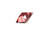 Bring sweet style to your designs with this PRESTIGE Crystal Components fancy stone in Rose Peach. This stone features a pointed back. The front features traditional facets that highlight the beautiful shape and color wonderfully. The precise square shape gives a classic geometric feel. You can embed this stone into epoxy clay, use it in a setting, seed bead around it, and more. It does not have a stringing hole, so get creative.Sold in increments of 24