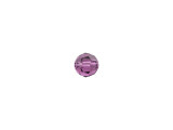 Rich elegance fills this PRESTIGE Crystal Components crystal faceted round. Displaying a classic round shape and multiple facets, this bead can be added to any project for a burst of sparkle. The simple yet elegant style makes this bead an excellent supply to have on hand, because you can use it nearly anywhere. This bead is small in size, so you can use it as a spacer or as a pop of color wherever you need it. It features a deep purple sparkle.Sold in increments of 12