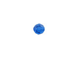 Displaying a classic round shape and multiple facets, this bead can be added to any project for a burst of sparkle. The simple yet elegant style makes this bead an excellent supply to have on hand, because you can use it nearly anywhere. This small bead features a splash of deep blue color full of ocean beauty.Sold in increments of 12