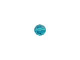 Put a sparkling splash of color into your jewelry designs with this PRESTIGE Crystal Components crystal faceted round. Displaying a classic round shape and multiple facets, this bead can be added to any project for a burst of sparkle. The simple yet elegant style makes this bead an excellent supply to have on hand, because you can use it nearly anywhere. This bead is small in size, so you can use it as a spacer or as a pop of color. It features a tropical blue-green sparkle.Sold in increments of 12