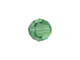 Displaying a classic round shape and multiple facets, this bead can be added to any project for a burst of sparkle. The simple yet elegant style makes this bead an excellent supply to have on hand, because you can use it nearly anywhere. This eye-catching bead features a lush green color that will work well in spring designs, earthy looks, and more.Sold in increments of 6