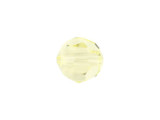 Displaying a classic round shape and multiple facets, this bead can be added to any project for a burst of sparkle. The simple yet elegant style makes this bead an excellent supply to have on hand, because you can use it nearly anywhere. This eye-catching bead features a pale and citrus yellow color full of amazing sparkle.Sold in increments of 6